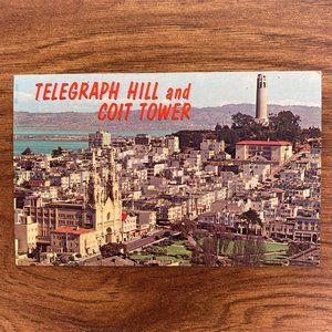 Vintage  SF California Souvenir Travel Postcard